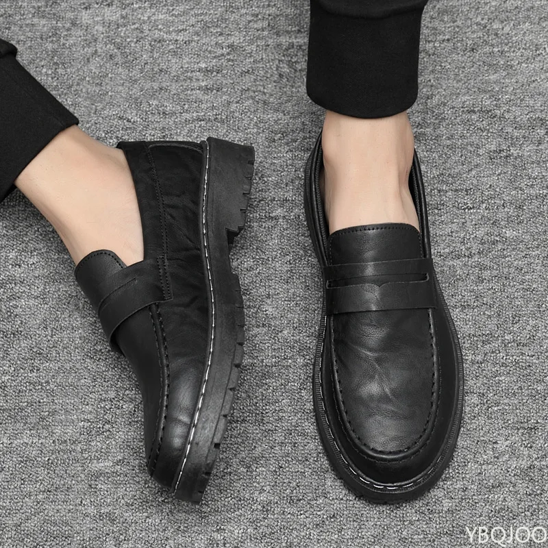 

Весенне-осенняя новая модная универсальная мужская обувь на толстой подошве, дышащая обувь, мужские повседневные удобные кроссовки