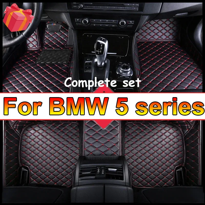 Car floor mats for BMW 5 series G30 525i 530i 540i 2018 19 20 21 22 Custom auto foot Pads automobile cover interior accessories