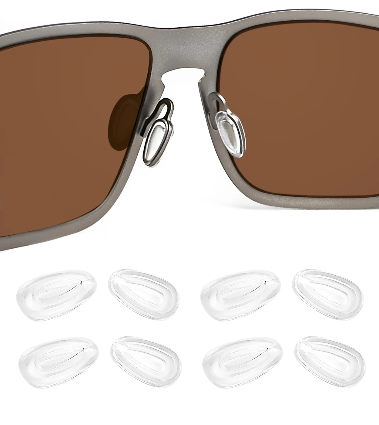 Anti-Slip Replacement Nose Pad Nose Pieces for Oakley C Wire 2011 OO4046 Carbon Blade OO9174 - Hygienic & Skin-Friendly Material