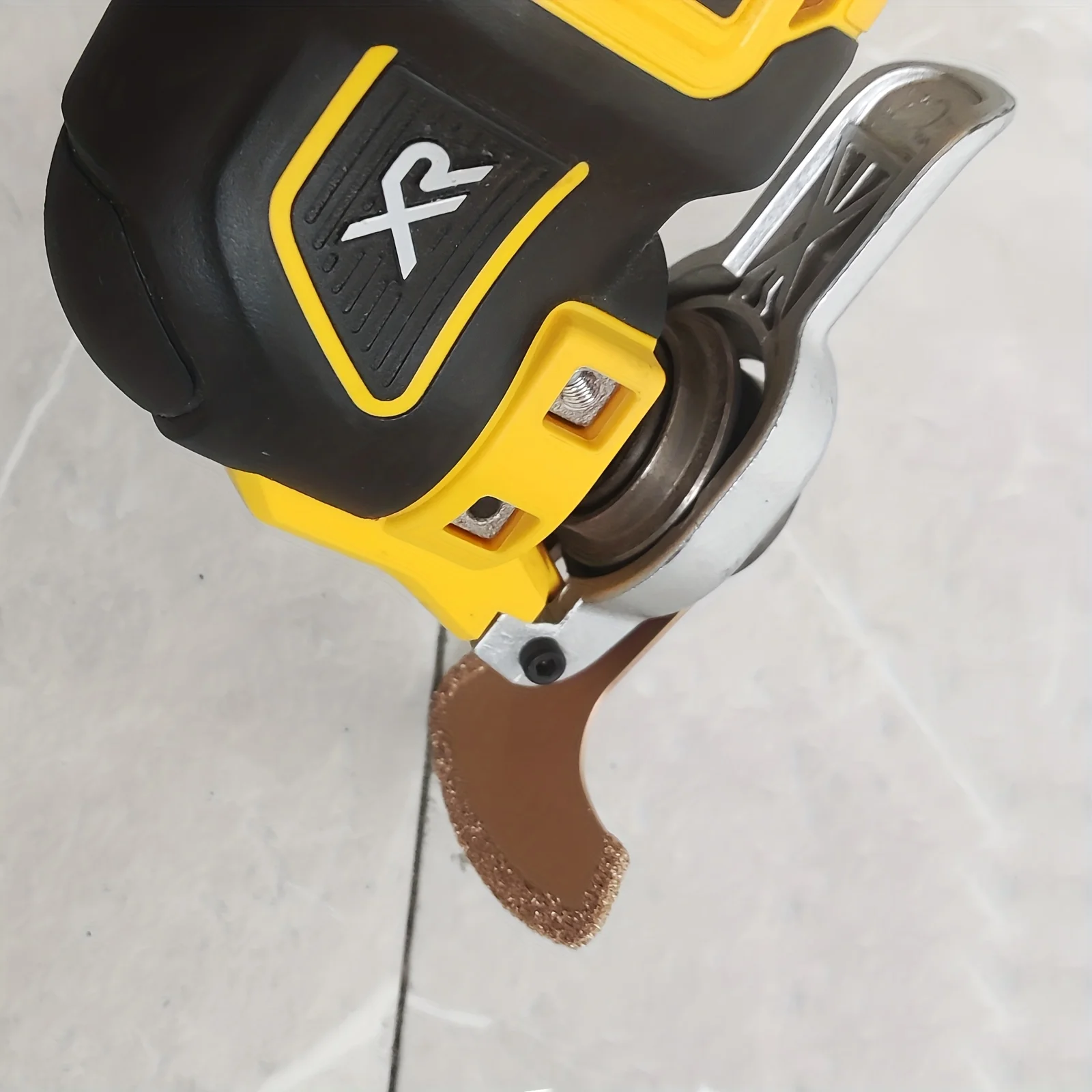 7pcs Oscillating Tool Blades Universal Diamond Grit Multitool Saw Blades Set For Tile Grout Mortar Concrete Masonry Removal