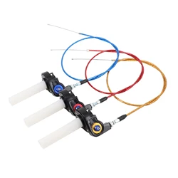 Motorcycle Accelerator Throttle Handle Grips Parts Universal 1200mm Cable 22mm 7/8'' Dirt Pit Bike Motocross Enduro Accessories