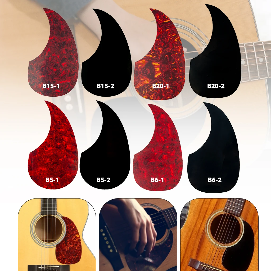 Professional Folk Acoustic Guitar Pickguard Top Quality Self-adhesive Pick Guard Sticker For Acoustic Guitarra Gitar Accessories