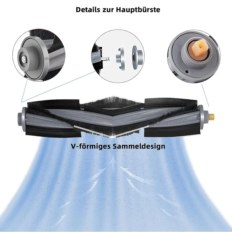 Piezas de Repuesto de plástico para aspiradora Ecovacs Deebot X1 Turbo, X1 Omni, accesorios X1E Omni