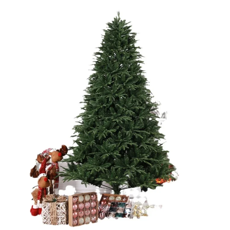 

PE mixed encrypted Christmas tree, outdoor large shopping mall luxury decoration artificial Christmas tree