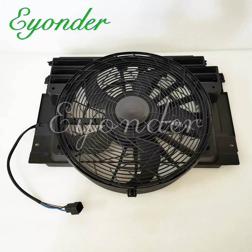 

Cooling System Air Conditioning AC Condenser radiator Fan Assembly for BMW X5 E53 64546921382 6921382 for Diesel
