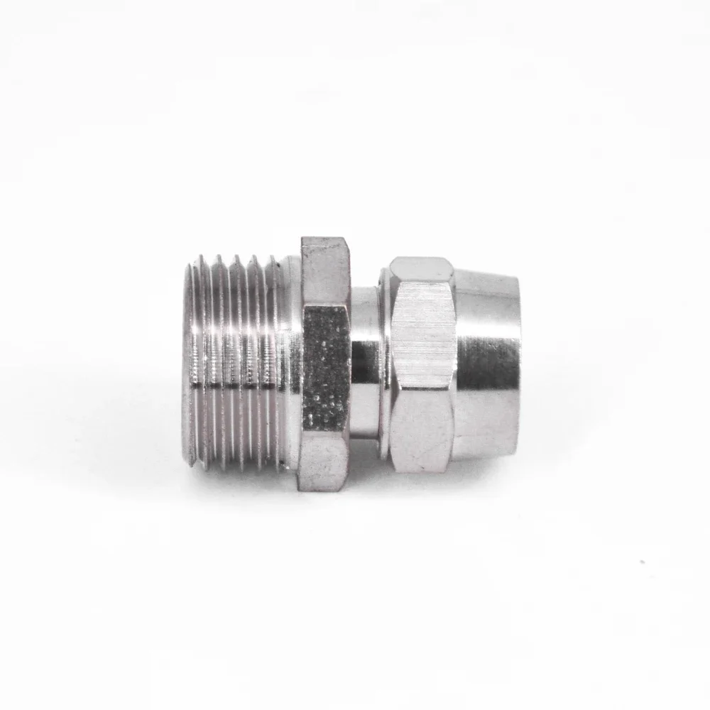 ข้อต่อท่อลมแบบเกลียวผ่าน PC Male Thread M5 1/8 นิ้ว 1/4 นิ้ว 3/8 นิ้ว 1/2 นิ้ว - ท่ออากาศ 4-16 มม. OD ข้อต่อท่อลมแบบขันเร็ว