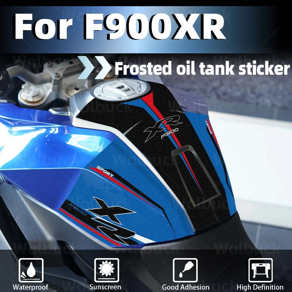 

Motorcycle Thick Frosted Fuel Tank Sticker Pad Set Decorative Decals Waterproof Anti-Scratch For F900XR F 900 XR 2025 Adventure