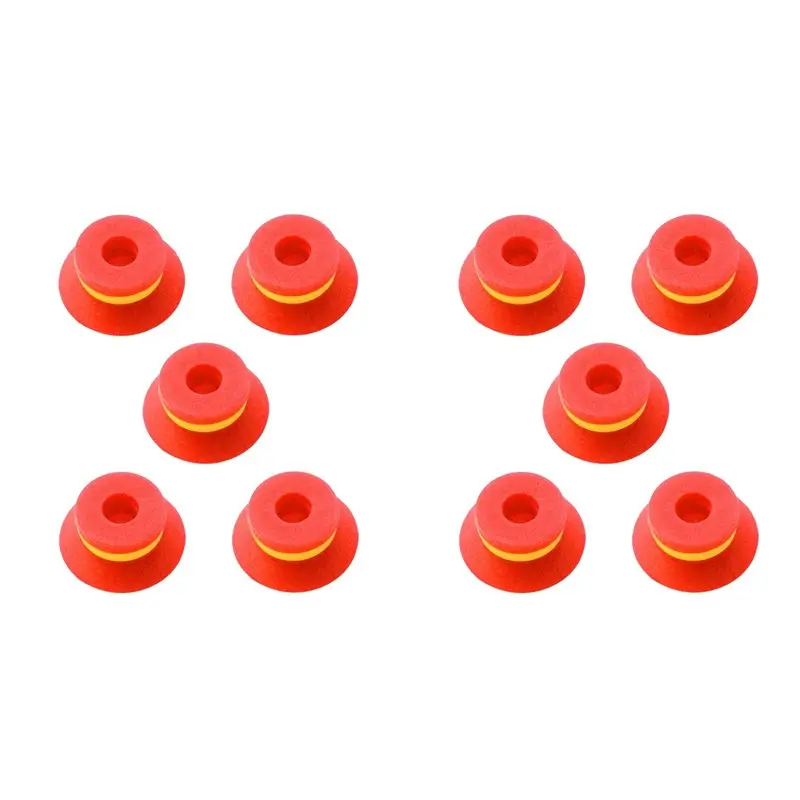 Industrial Flat Vacuum Suction Cup F Series Single-Layer Silicone Robotic Accessory With Ribs,Pack Of 10 Pcs F20-A27I