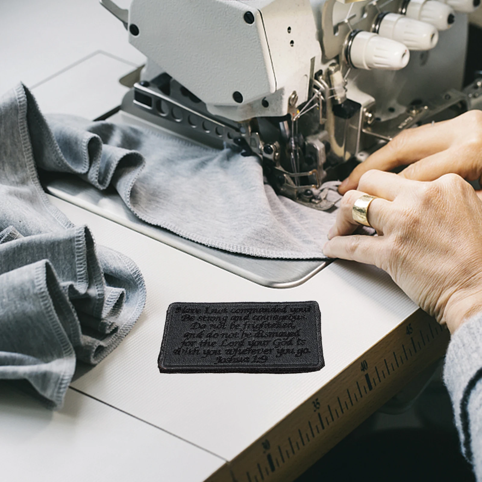 

Bible Sayings Clothes Patch Decorative Embroidery DIY Repair Washable Stickers Armb Cloth Clothing Accessory Sewing