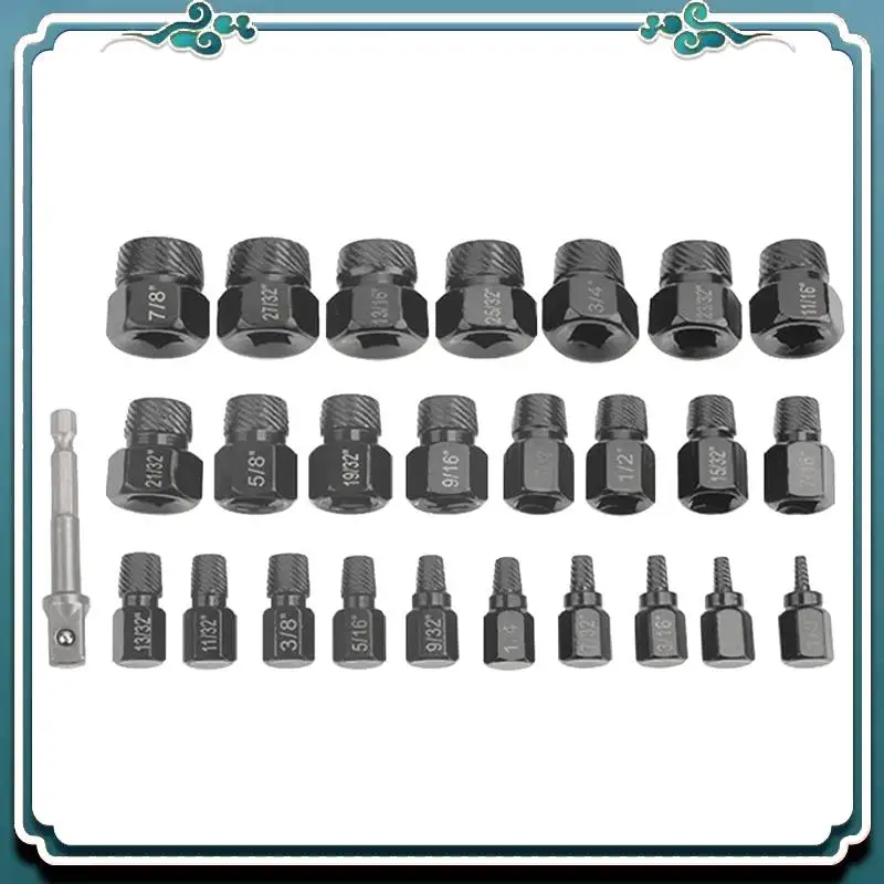 

ABTU-26PCS Инструмент для удаления винтов Универсальный инструмент для ремонта автомобилей Экстракторы для винтов