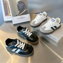 Scarpe da ginnastica per bambini Design alla moda per bambini Scarpe casual antiscivolo bianche Ragazzi Ragazze Scarpe da ginnastica traspiranti Scarpe da esterno per bambini 26-36