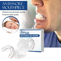 Eelhoe Anti-Snoring Braces Teeth Grinding Breathing Mouthguard Dental Tray Protector Stop Snoring Device Improve Sleep