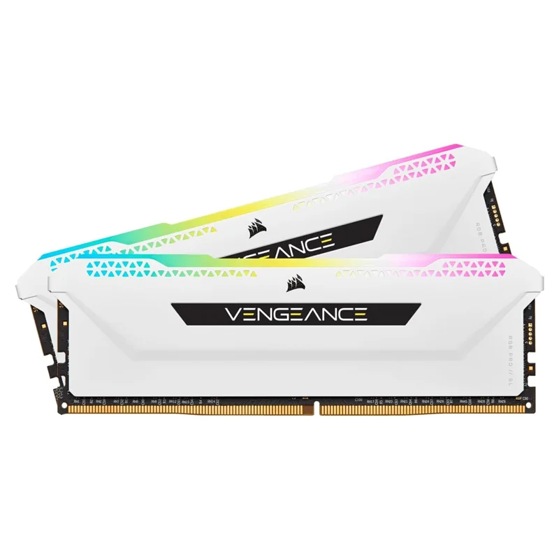 Corsair VENGEANCE RGB PRO SL DDR4 16 Гб 3600 МГц CL18 Intel XMP 2,0 AMD Ryzen iCUE совместимая Компьютерная память-белый