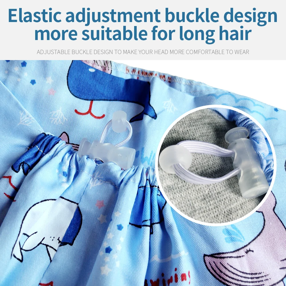 Vrouwen Katoen Scrubs Caps Zweet-Absorberende Elastische Gedeelte Pet Grooming Verpleging Werk Hoeden Lab Bloem Gedrukt Scrub Hoed groothandel