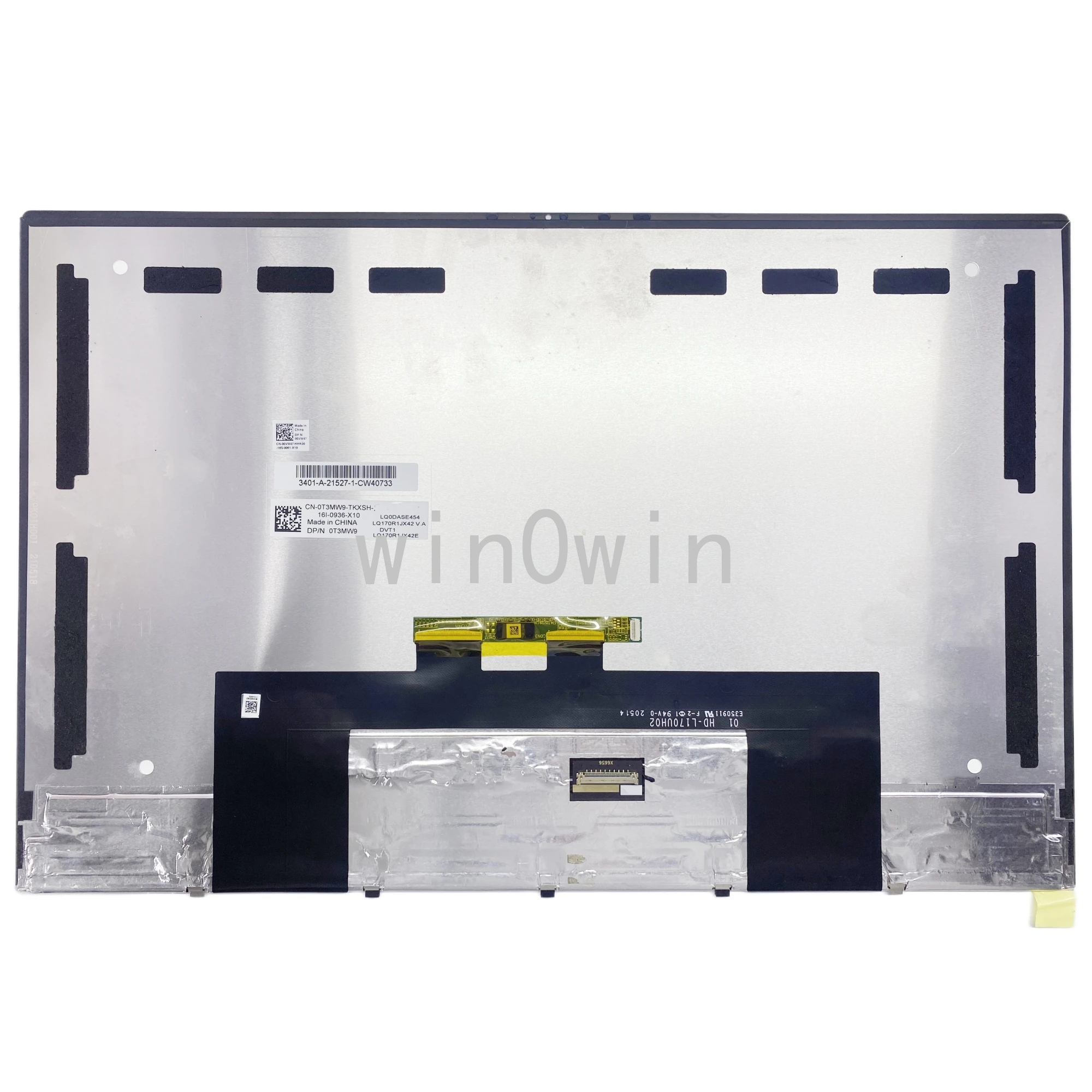 

LQ170R1JX42 LQ0DASE454 For Dell XPS 17 9700 9710 9720 4K Touch Screen Assembly 0T3MW9 00VW47