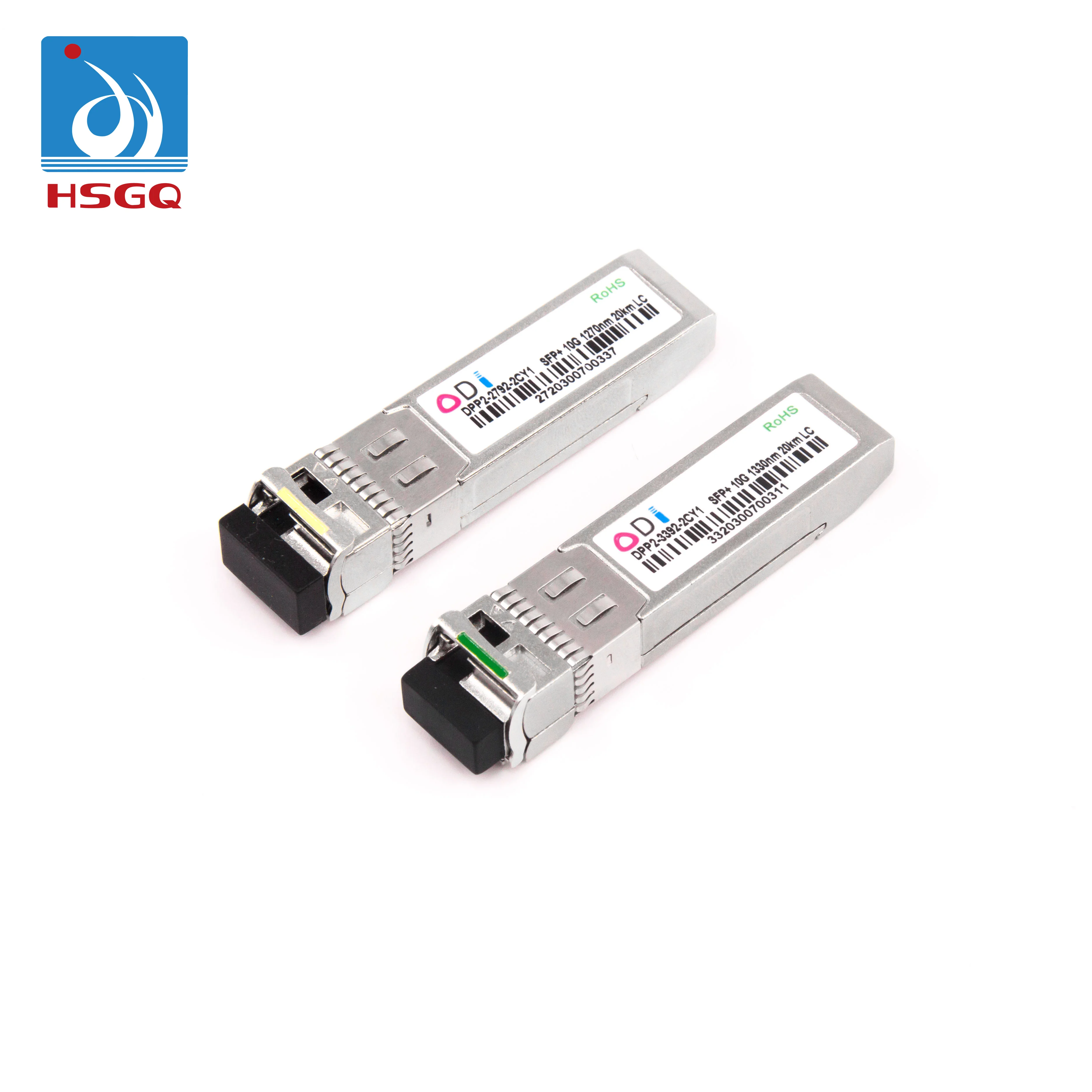 HSGQ ODI Tx1270nm Rx1330nm 10G Sfp Module 20km Bidi 10G SFP Module SFP Transceivers