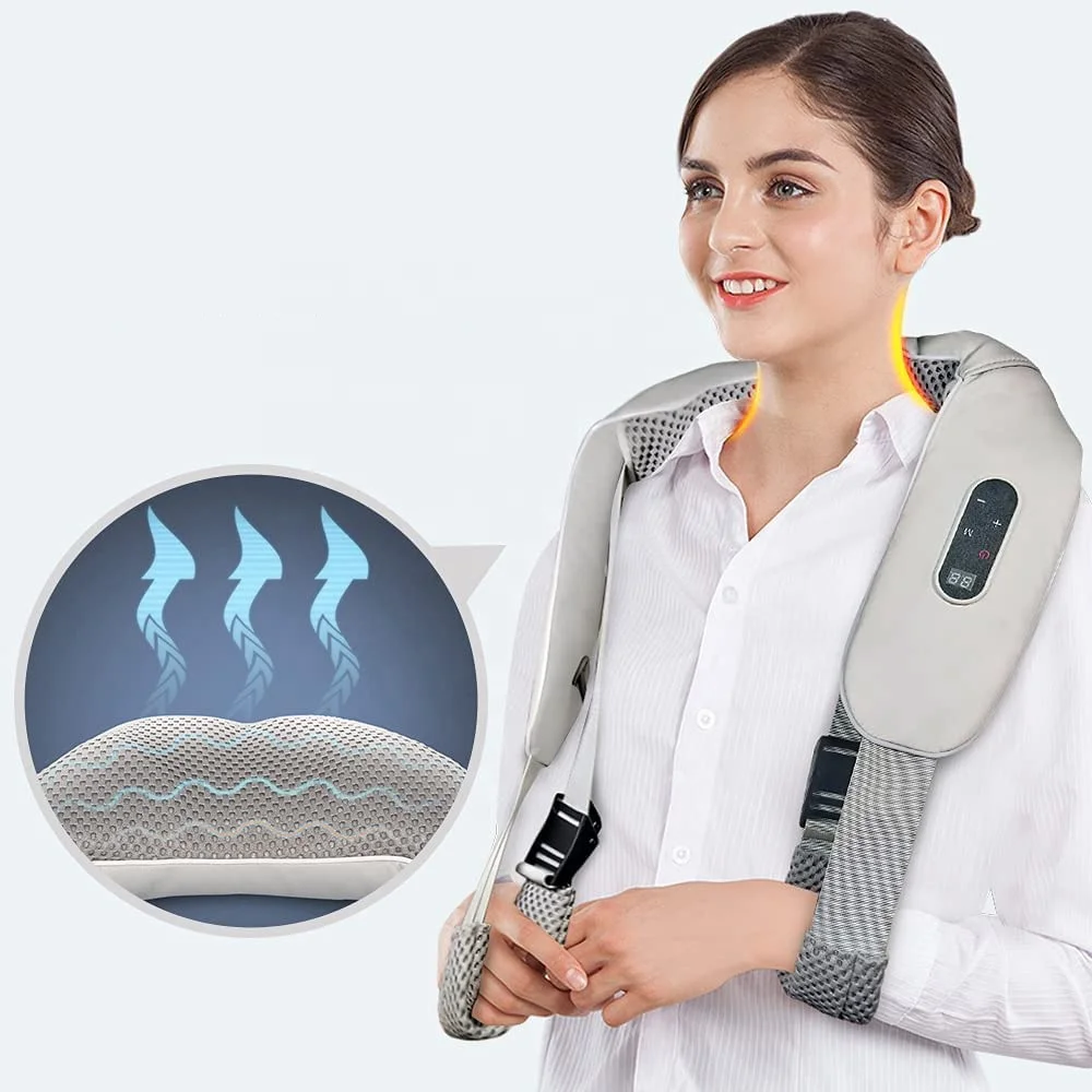 

Deep tissue Neck Shoulder Wireless neck massage Shiatsu cervical Massage shawl