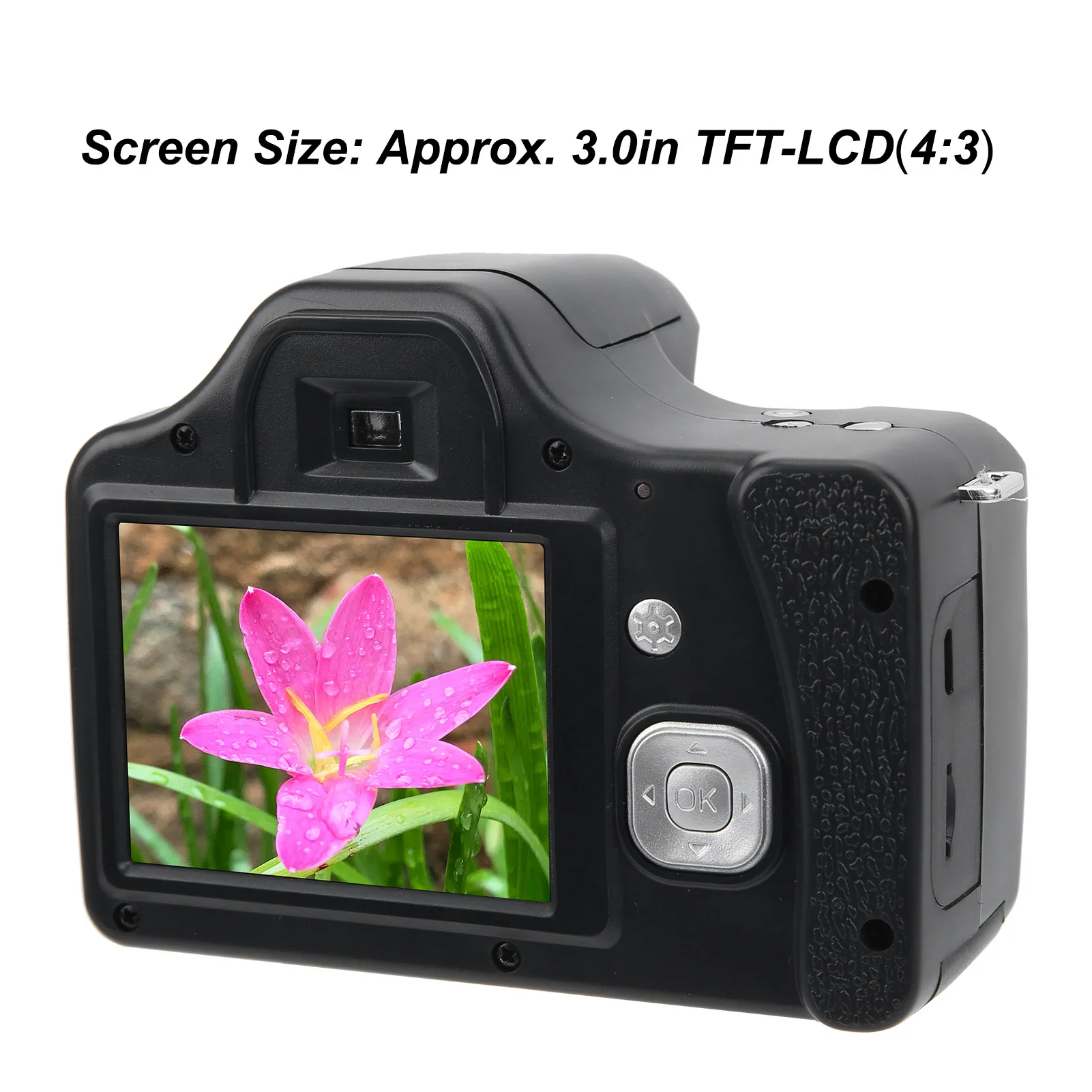

18X Zoom Camera Digital Camera 3.0 in LCD Screen 18X Zoom HD SLR Camera Long Focal Length Portable Digital Camera HD SLR Camera