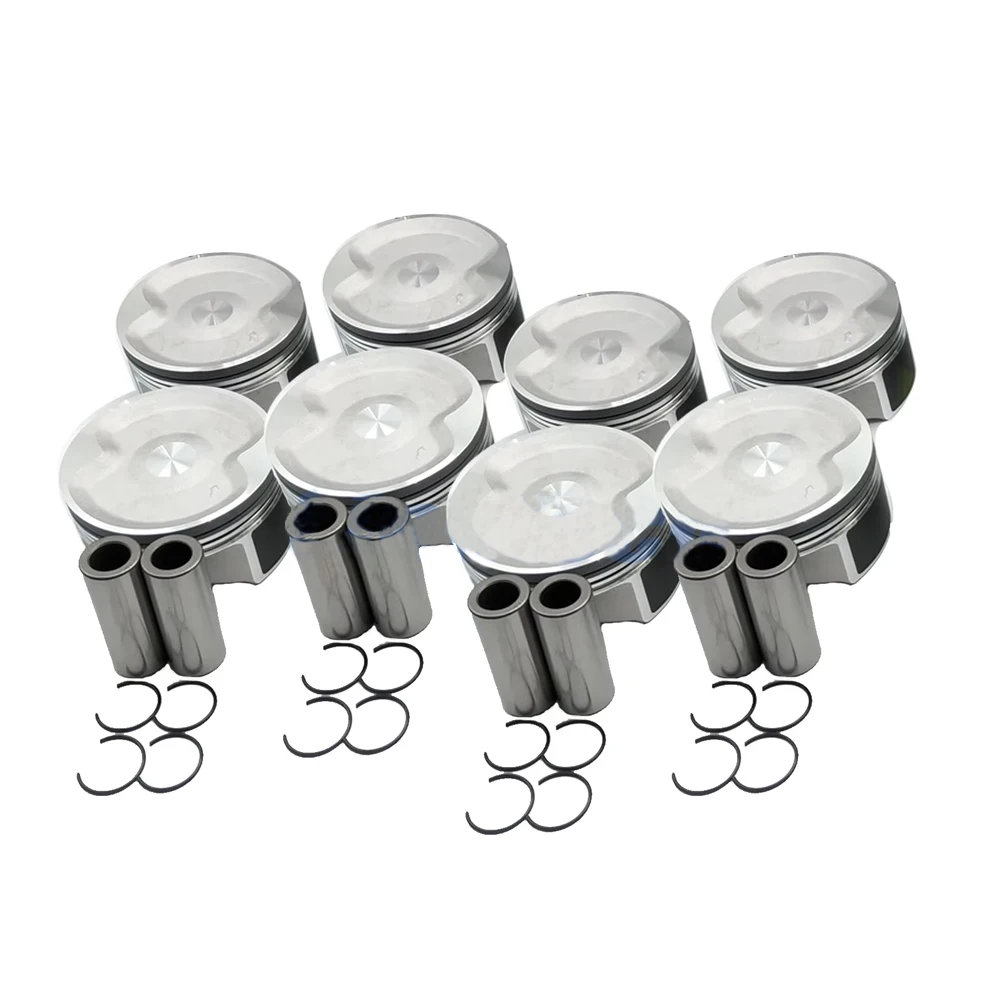 Engine Parts Piston With Rings Set Fit 4.2 L T 428PS V8 Gas For 06-09 Land Rover Range Sport L320 L322 Jaguar 4.2L 4.2T LR002439