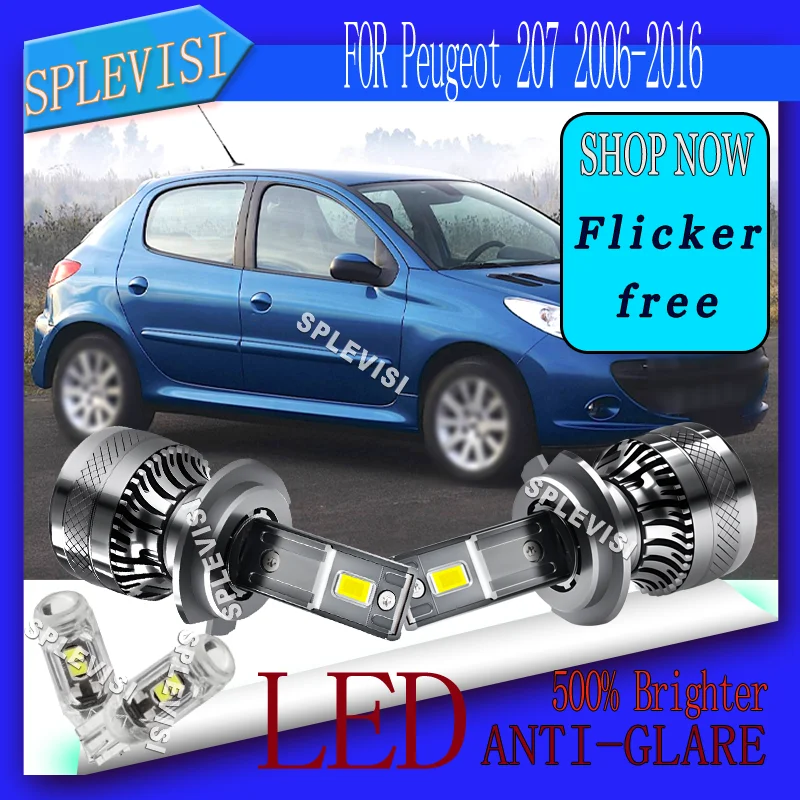 

Warranty Bulbs for SUV Sedan Fan Cooling Low Beam Lights For Peugeot 207 2006 2007 2008 2009 2010 2011 2012 2013 2014 2015 2016