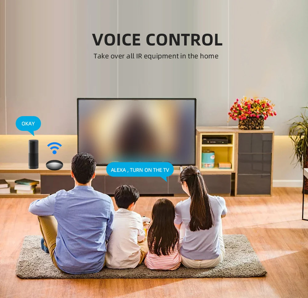 Tuya Smart IR Remote Control WiFi To Infrared Universal TV DVD AUD AC Remote Controller يعمل مع Alexa Google Yandex Alice