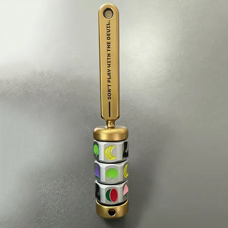 الفاكهة محظوظ عجلة تململ سبينر متعة EDC المعادن لعبة لتخفيف التوتر ADHD تركيز لعبة مكتب سطح المكتب تململ لعبة