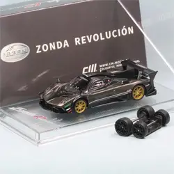 CM Model 1/64 Pagani Zonda Revolucion 01 Gray Carbon  Die-cast Alloy Car model Collection Gift