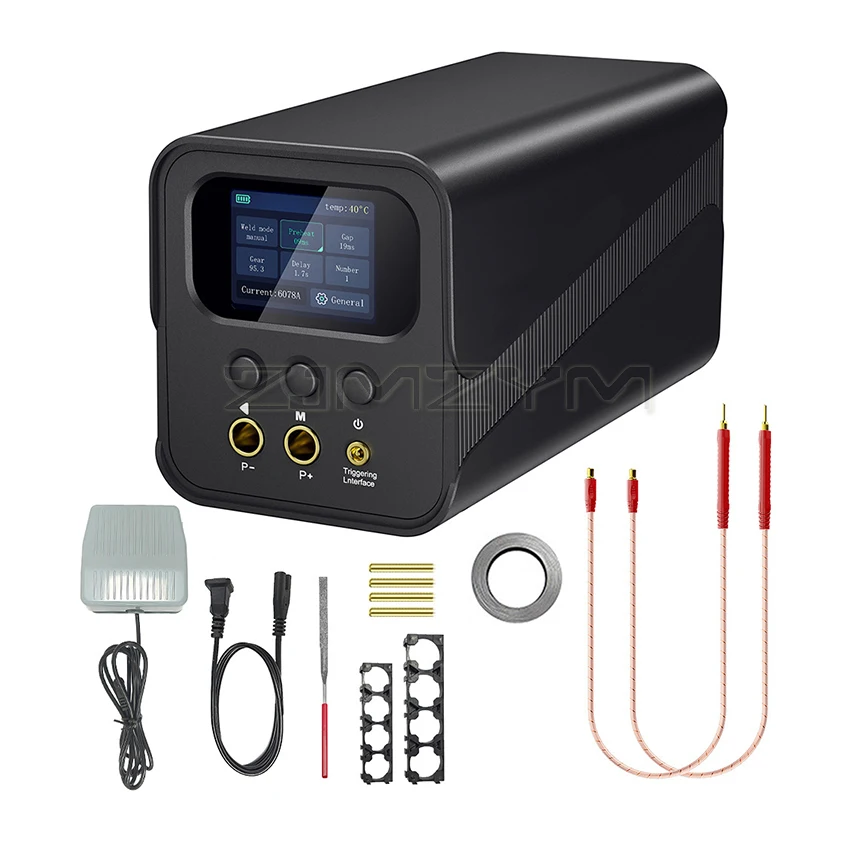 SK-10P Portable Spot Welder For 18650 Lithium Battery Spot Welding Machine With 2.0-inch Color Screen Display