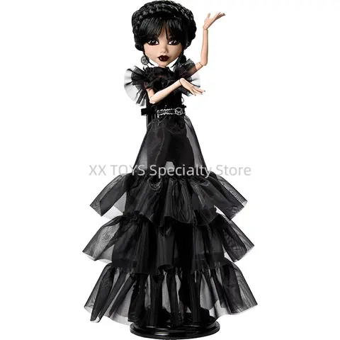 Monster High Wednesday-docka Addams Rave'N Wednesday Enid Sinclair Collector's Edition-dockor Levereras med dockställ Födelsedagspresenter 10 best sales Monster High-tillbehör - №4