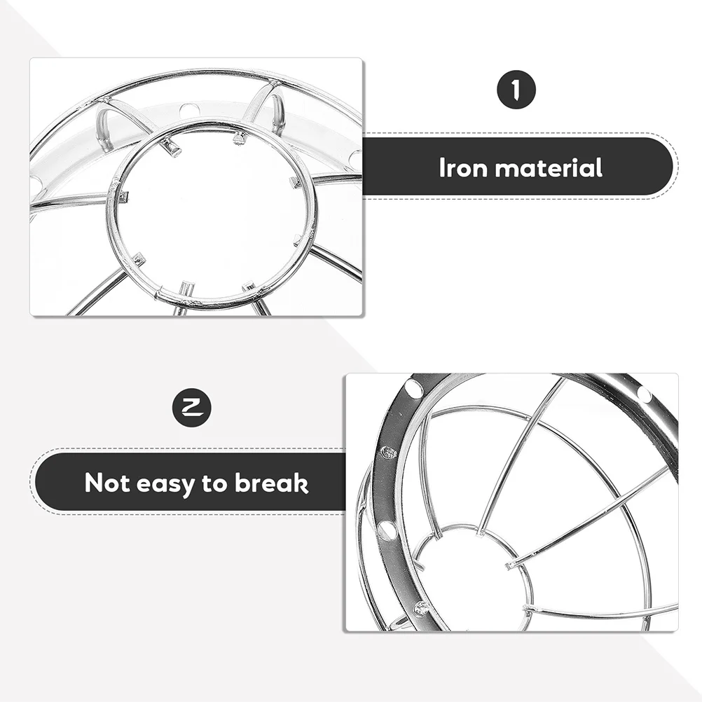 2 قطعة مستشعر الدخان قفص واقي مضاد للسرقة غطاء سلك حديد مقاوم للانفجار شبكة الاصطدام الحرس للمنزل مكتب كاشفات الحريق