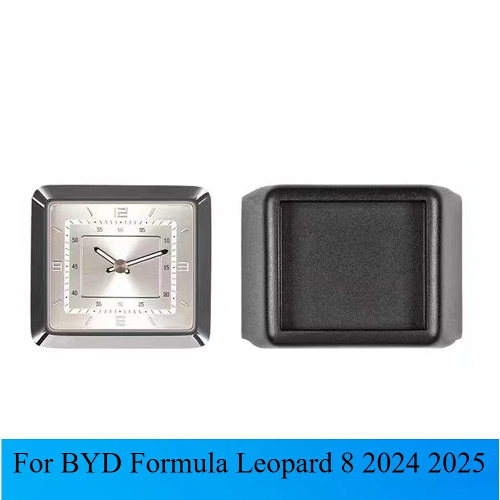 For BYD Formula Leopard 8 2024 2025 Car Center Control Quartz Watch Luminous Clock Watch With Air Outlet Interior Accessories