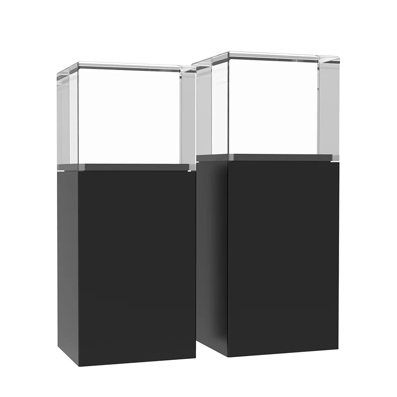

Acrylic paint display stand Crafts jade jewelry glass display case Transparent dust cover Commercial exhibition stand