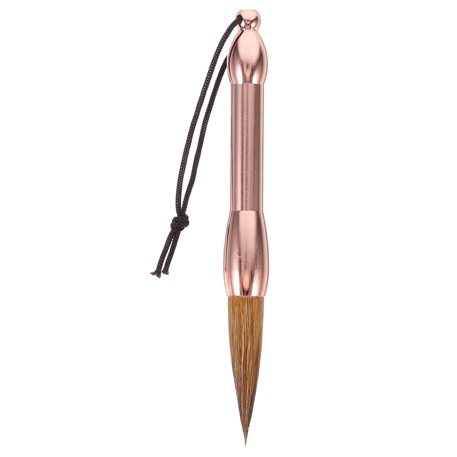 

Mini Pocket Chinese Calligraphy Brush Copper Rod Soft Tip Pen for Chinese Writing Painting Watercolor Ink Brush