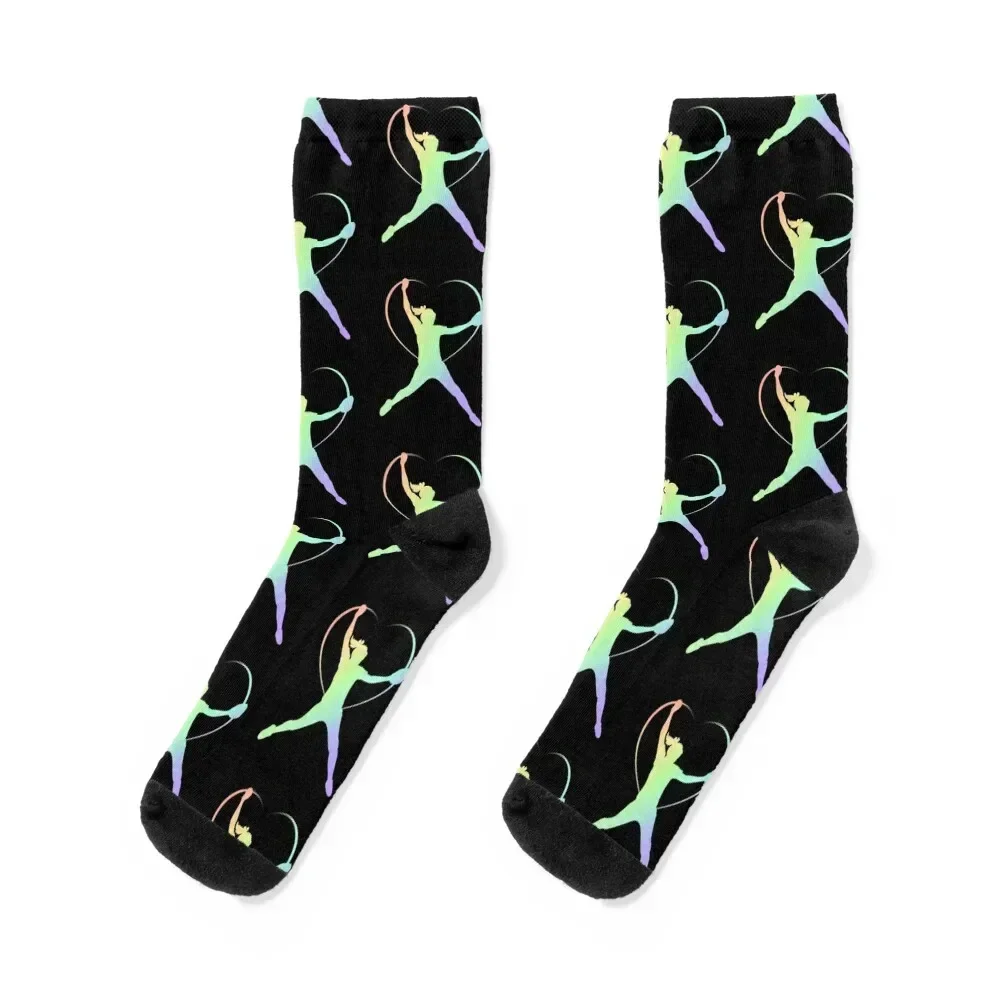 

Soft Rainbow Softball Gifts For Teen Girls Pitcher product design Socks cool sport Antiskid soccer Male Socks Women's