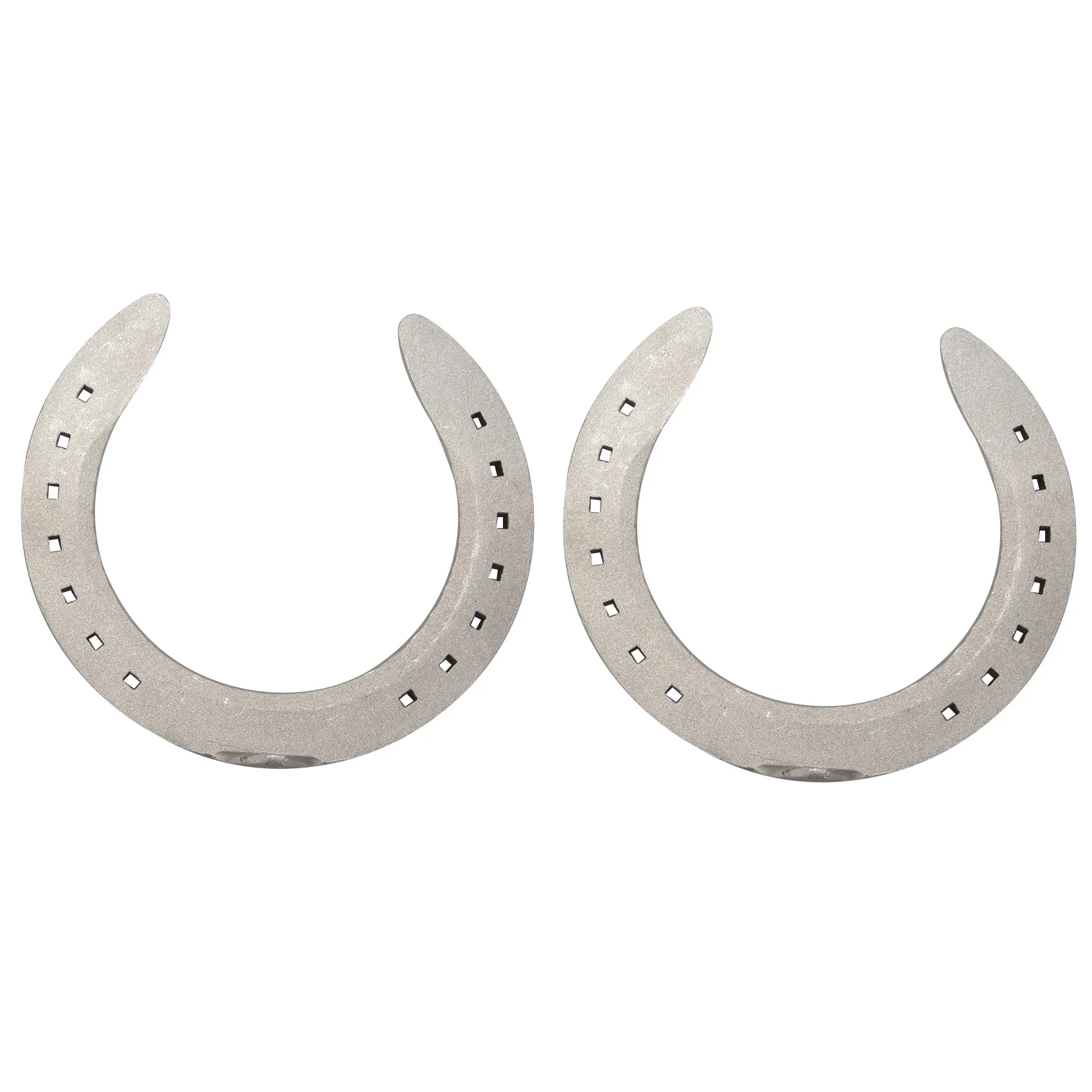 

AU13-4Pcs Horse Equipment Aluminum Alloy Horseshoes 2 Front + 2 Rear Farrier Tools For Tournament Play