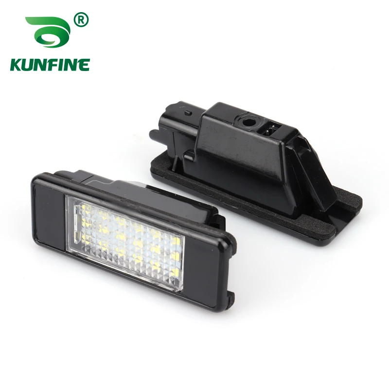 

2 шт. автомобильных светодиодных фонарей для подсветки номерного знака, светодиодная лампа для Peugeot 106 3D/5D HATCHBACK Facelift, OEM номер. 9682403680 6340 F0