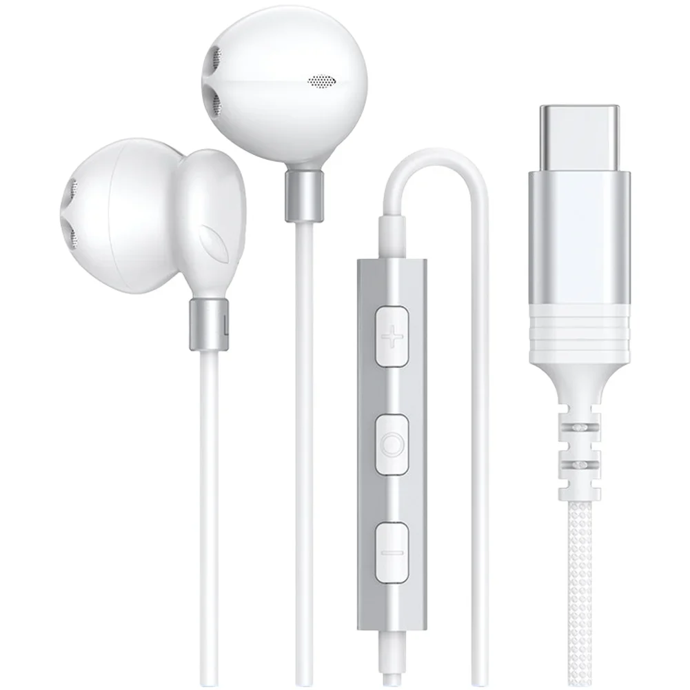 

Проводные наушники Type-C с микрофоном для iPhone 16 и смартфонов с USB-C, с магнитным кабелем и поддержкой 384 кГц/32 бит