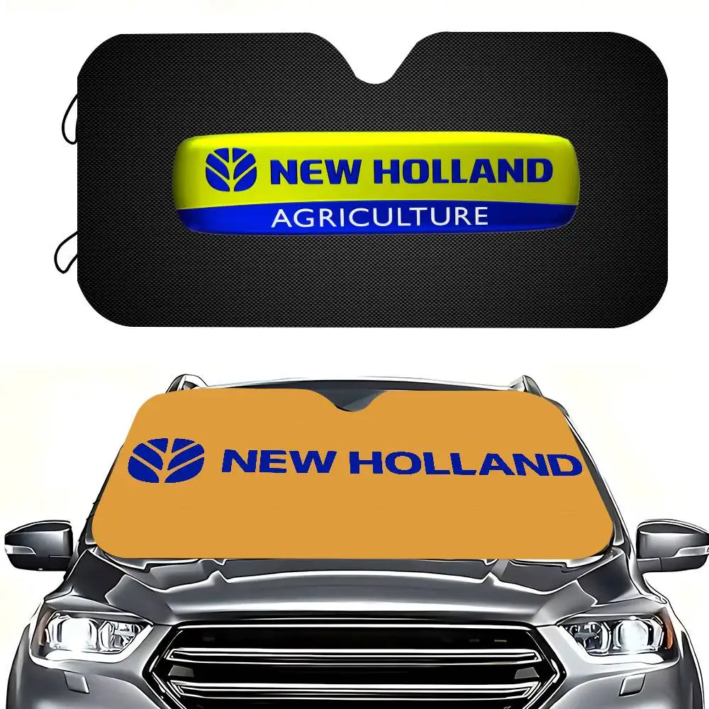 

N-New H-Holland Personalized Windshield Sunshade Car Cover Sun Shade Auto Sun Visor Car-covers Car Solar Protection