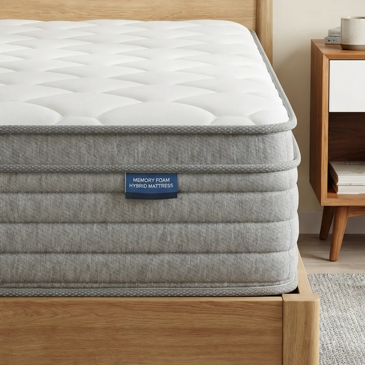 SKSBTF Memory Foam Matras 90/120/140/160/180x200cm 25cm Dikke Pocketveringmatras 7-Zone Ondersteuning Voor Enkel Dubbel Bed Matten