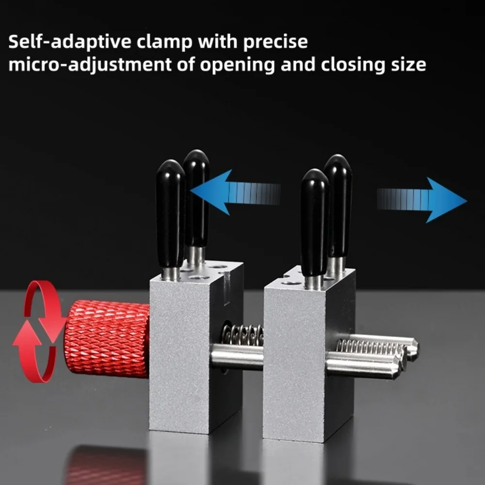 Stailess Steel Workbench Vise Model Kit Clamp Precision Tabletop Vice for DIY Craft Polishing Holding ToolMini Bench Vise Clamp