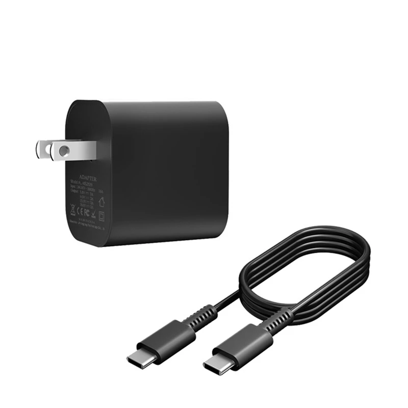 Cargador adaptador de corriente Aolion para Switch 2 tipo C fuente de alimentación Base pantalla proyección protocolo TVPD Cable de carga enchufe estadounidense