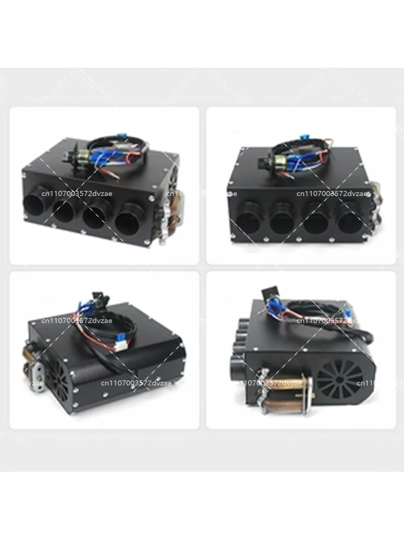 12V/24V Automotive Heater Copper Pipe Pipeline Renovation Car Heater Car Mounted Heater Suitable For Small Space Models 80W