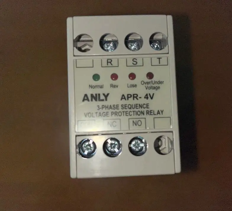 

Taiwan original ANLY phase voltage phase sequence protection relay APR-4Vs APR-4V 1010 1515 2020 AC380V