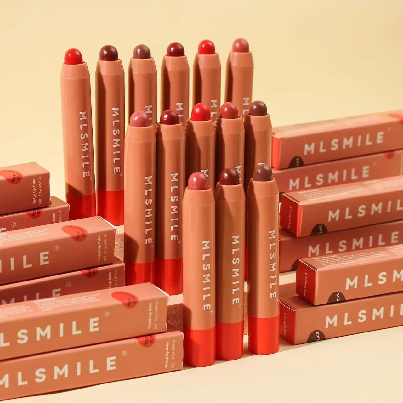 6 สีกันน้ํา Nourishing Smooth ลิปสติกดินสอยาวนานไม่ซีดจาง Velvet Lip Liner Nude สีชมพู Lip GLOSS Lip เครื่องสําอาง