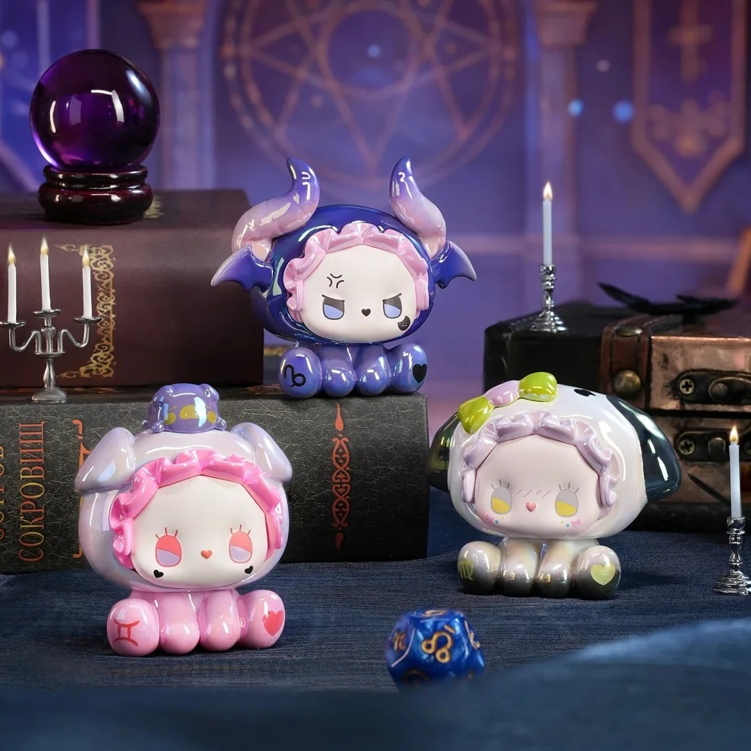 

LUCKY EMMA Blind Box Hey Zodiac Series Mystery Box Kawaii EMMA Anime Doll Surprise Bag Action Figures Model Ornament Toys Gifts