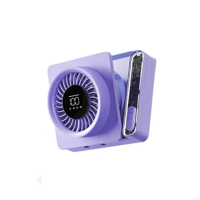 F92F 2000mAh Rechargeable Desk Fan with Various Speed Setting Portable Cooling Fan Quiet Operation for Home Offices Dorm Room