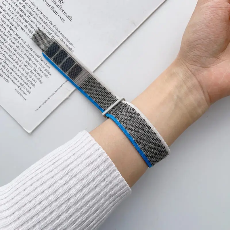 Pulseira de nylon para esportes ao ar livre, pulseira para oppo watch x x2 oppo watch 4 pro trail, para oneplus watch 2 one plus watch 46mm