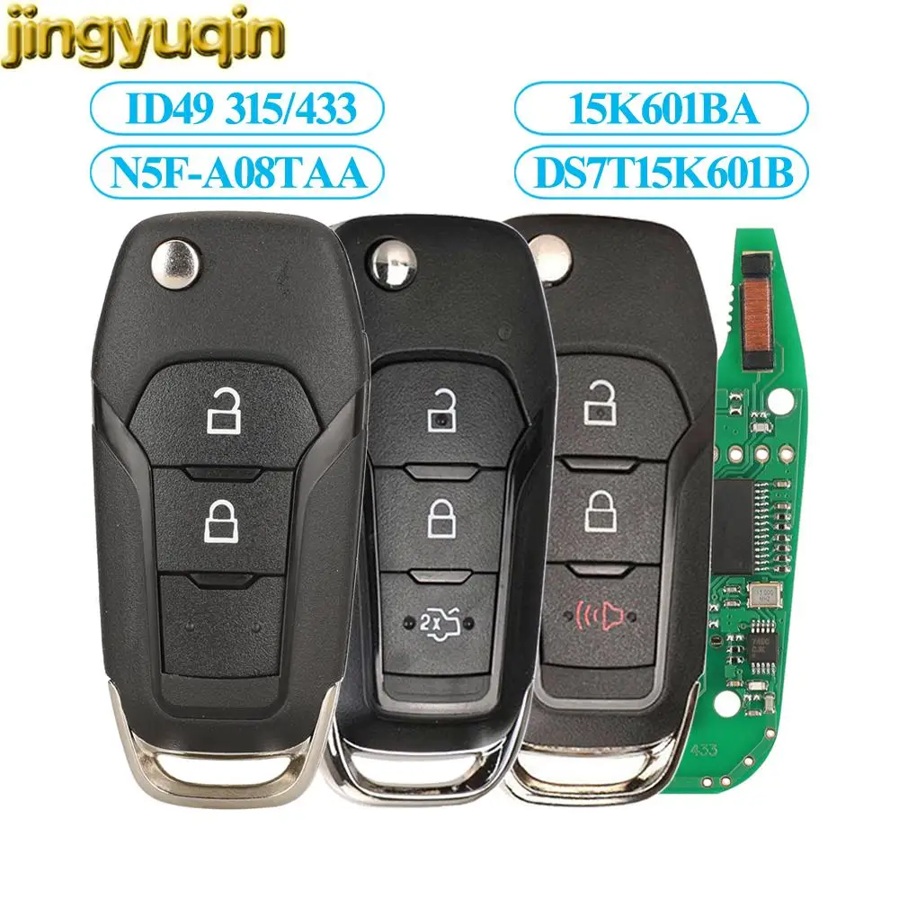 

Jingyuqin N5F-A08TAA FSK 315/433MHZ ID49 Chip For Ford GALAXY MONDEO Mk2 Mk7 Explorer Ranger S-MAX 2/3/4B Key Remote Alarm Fob