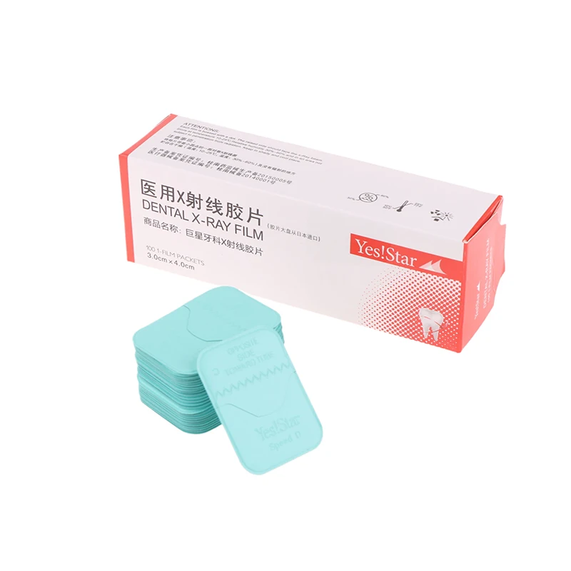 250ml Monobath Solution 100pcs Film Bright Room Developer Image Medical Dental X Ray Film