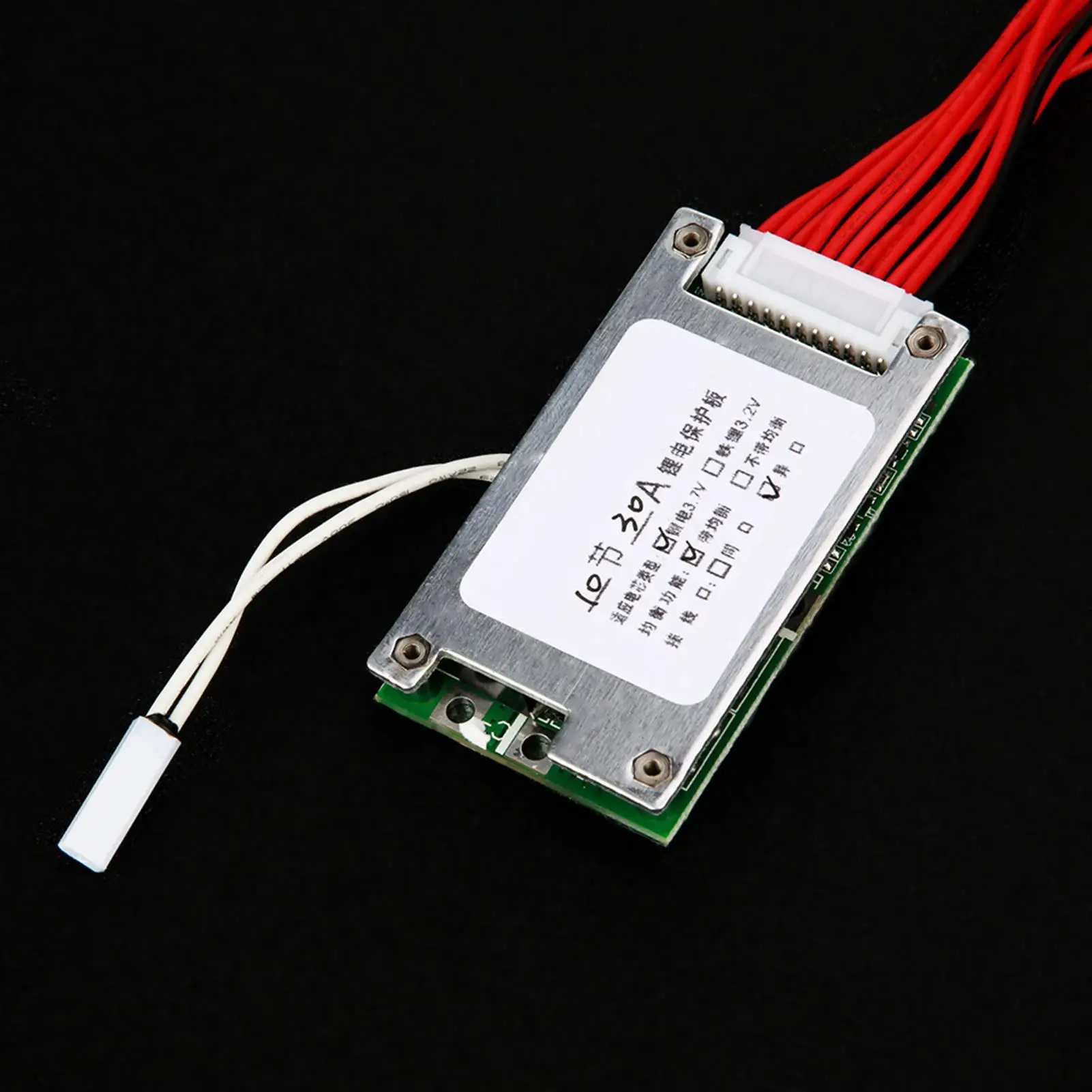 S10S 36V 30A Li-ion Battery Protection BMS Board with Balance Function for 18650 Cells